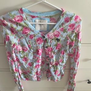 Abercrombie & Fitch Floral cardigan